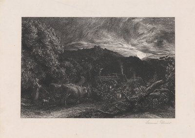 Il contadino stanco da Samuel Palmer